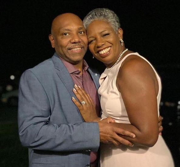 Keisha Caine is currently dating Mark Bishop.